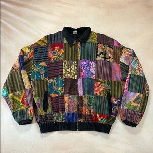 80s Vintage patchwork jacket